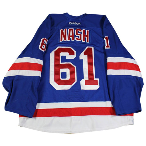 Rick Nash New York Rangers 2015-2016 Season Game Used #61 Blue Jersey (Set 4- 2/3) (3/3/2016 - 4/9/2016)  (Size 56)