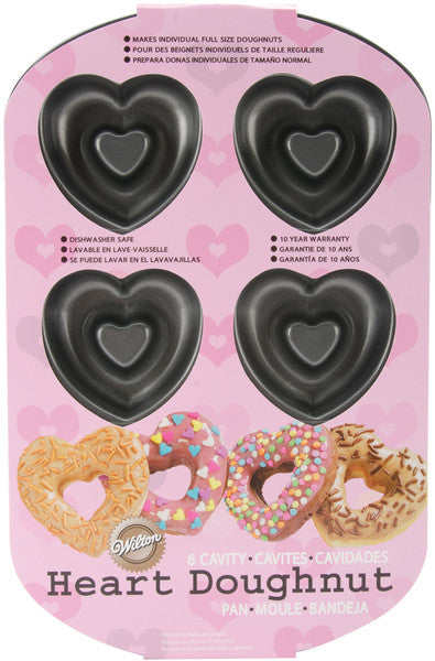 Heart Donut Pan 6 Cavity