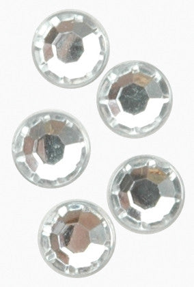 Rhinestones Round 7mm 150/Pkg-Crystal