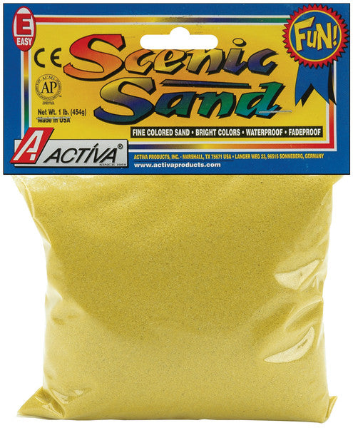 Bright Yellow Scenic Sand - 1 lb.