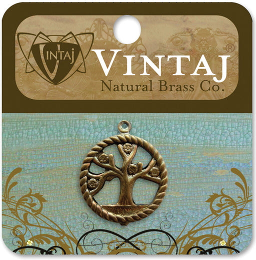 Vintaj Metal Accent, Tree Of Life