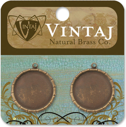 Vintaj Metal Bezels, Bamboo