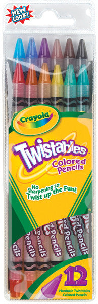 Crayola Twistables Colored Pencils-12/Pkg