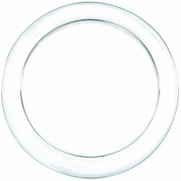 Clear Plastic 9-Inch Dinner Plates, 30-Pack