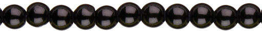 Black Opaque 6mm Round Beads, 200-Pack