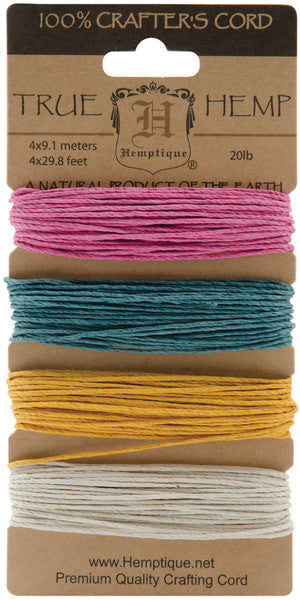 Hemp Cord 20# 30 Feet/Pkg-Spring