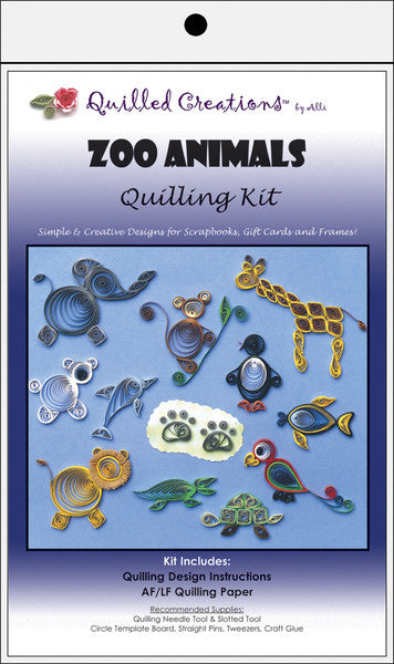 Quilling Kits - Zoo Animals