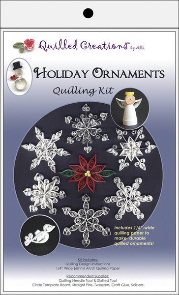 Quilling Holiday Ornaments Kit