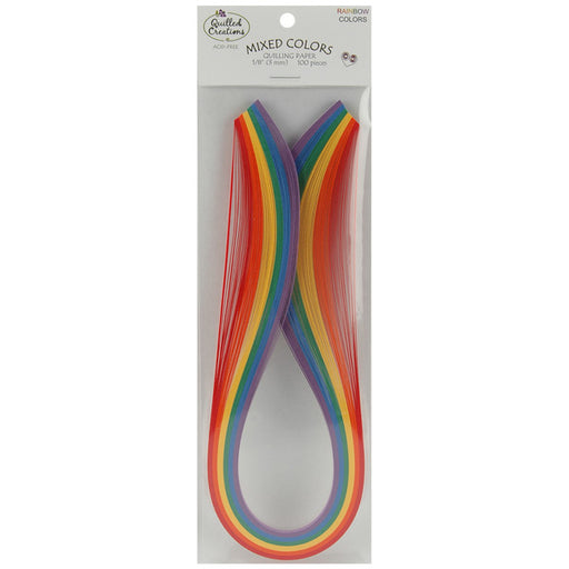 Quilling Paper Rainbow - 100 Ct