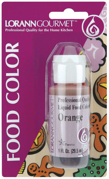 Liquid Food Color 1 oz. - Orange