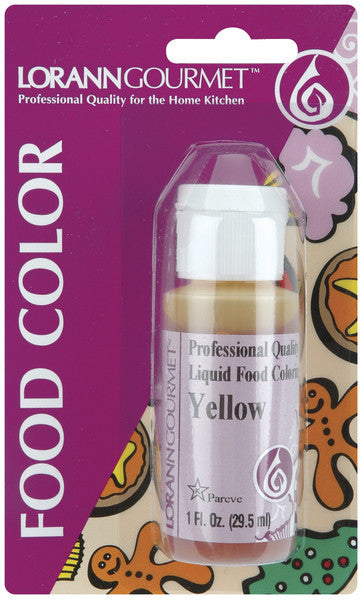 Liquid Food Color 1 oz. - Yellow