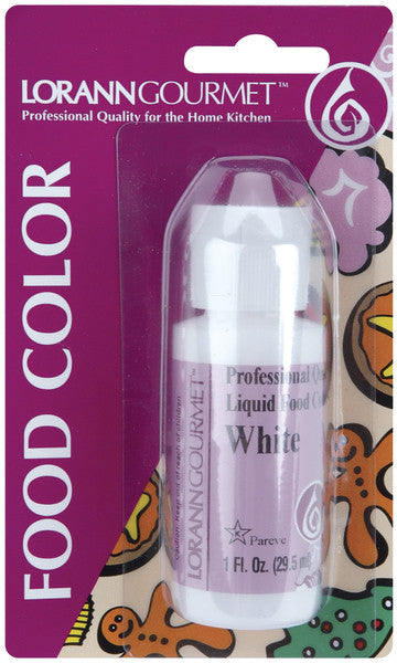 Liquid Food Color 1 oz. - White