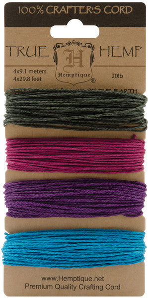 Hemp Cord 20# 30 Feet/Pkg-Party