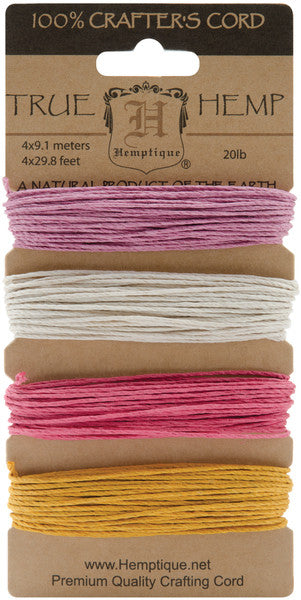 Hemp Cord 20# 30 Feet/Pkg-Spring Bloom 2