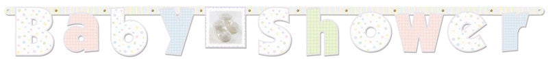 Banner Baby Shower Moments - 7" x 7 Feet