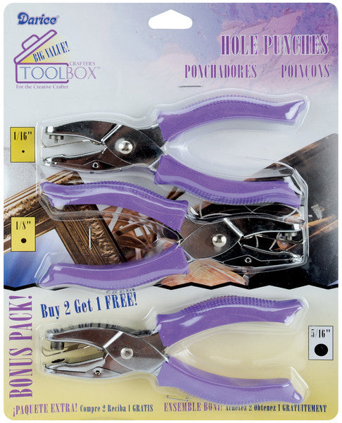 Hole Punches 3 Piece Set - Circles