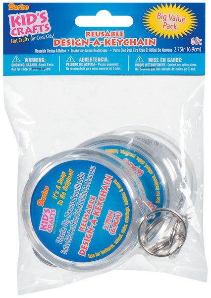 Design-A-Keychain 6 Piece Set - 2.75"