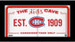 Montreal Canadiens 10x20 Kids Cave Sign