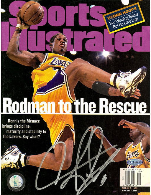 Dennis Rodman Signed 3/8/99 Sports Illustrated Magazine