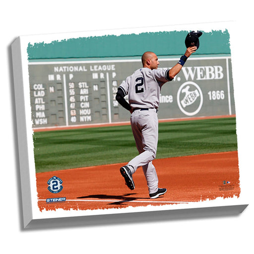 Derek Jeter Fenway Farewell 32x40 Stretched Canvas