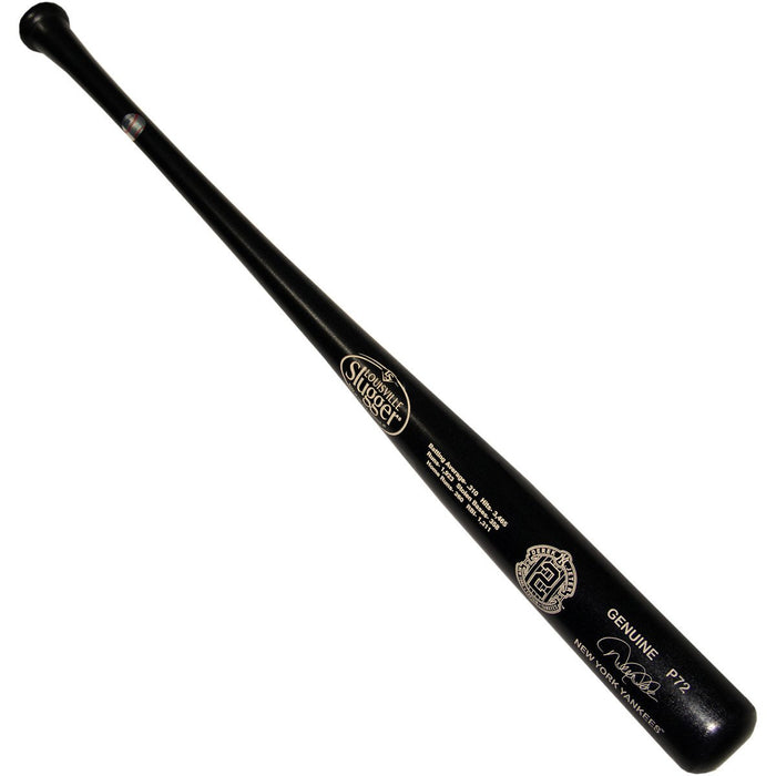 Derek Jeter Game Model w Jeter Final Season Retirement Logo & Career Stats Engraved Louisville Slugger Bat