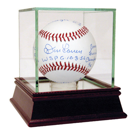 Don Larsen Signed MLB Baseball w WSPG 10-8-56 & Box Score Insc. LE56