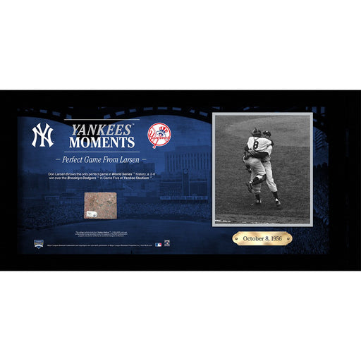 Don Larsen World Series Perfect Game 10x20 Collage w Old Yankee Stadium Brick