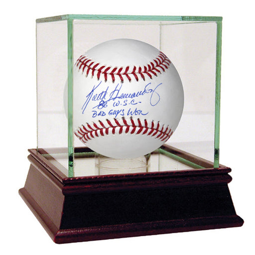 Keith Hernandez Signed MLB Baseball w 86 WSC Bad Guys Won Inscriptions (MLB Auth)