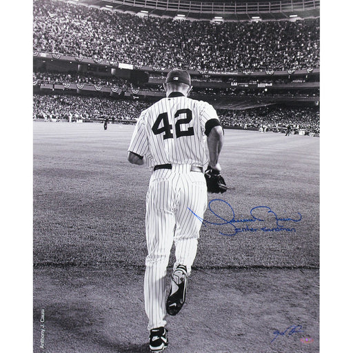 Mariano Rivera 2006 Entering The Game B&W 20x24 Photo wEnter Sandman Insc (Signed By Anthony Causi)