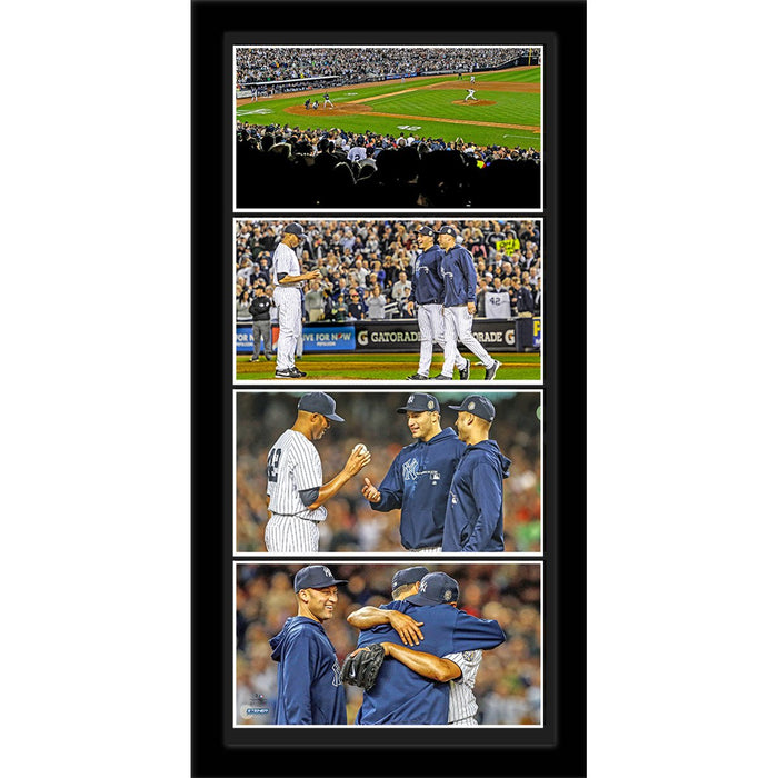 Mariano Rivera Final Stand Story Board Framed 10x20 4 Photo Collage