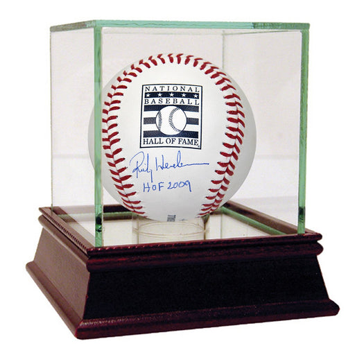 Rickey Henderson Signed HOF Baseball w HOF 2009 Insc.