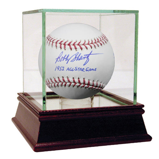 Bobby Shantz Signed MLB Baseball w 1952 All Star Game Struck Out Stan Musial Struck Out Jackie Robinson Insc