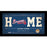 Atlanta Braves 6x12 Home Sweet Home Sign with Game-Used Dirt from Turner Field