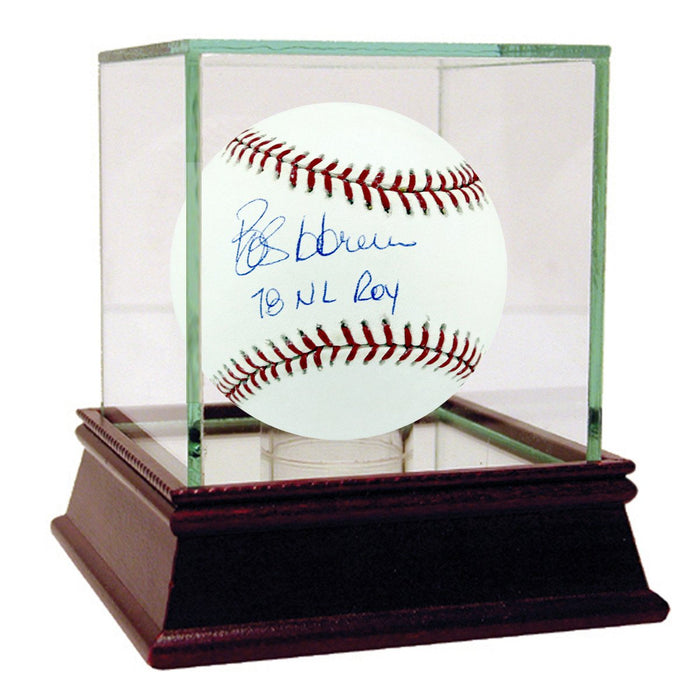 Bob Horner Signed MLB Baseball w 78 NL ROY insc