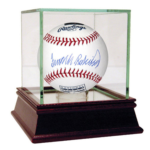 Frank Robinson Signed MLB Hall of Fame Logo Baseball (MLB Auth)