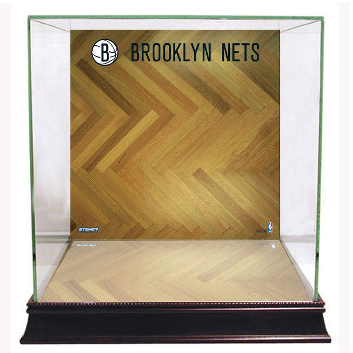 Brooklyn Nets Basketball Court Background Case