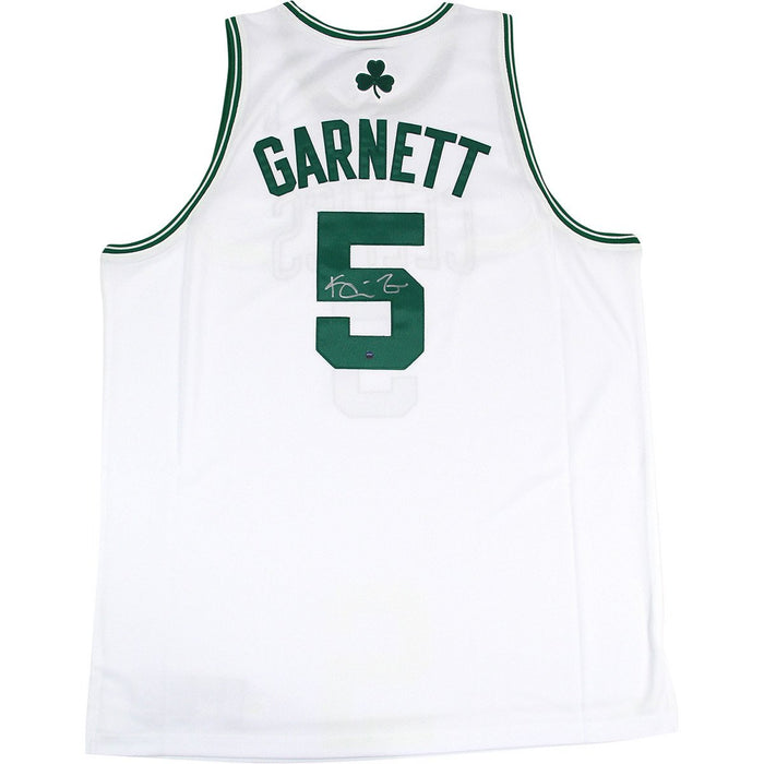 Kevin Garnett Signed Celtics Authentic White Jersey