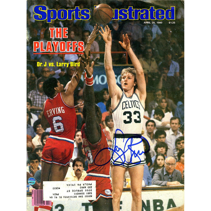 Larry Bird Signed 42880 Sports Illustrated Magazine