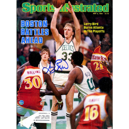 Larry Bird Signed 5283 Sports Illustrated Magazine