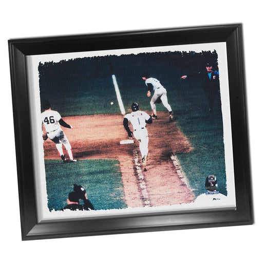 Bill Buckner Mookie Wilson Framed Stretched 32X40 Canvas