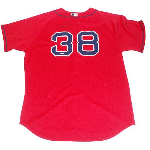 Curt Schilling Red Authentic Red Sox Jersey Signed On Back