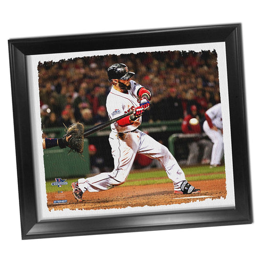 Dustin Pedroia Framed Stretched 22x26 Canvas