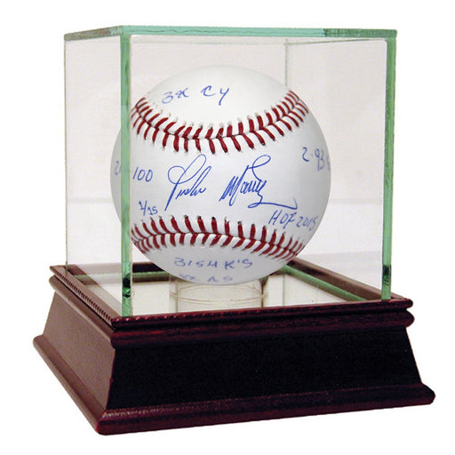 Pedro Martinez Signed MLB Baseball w HOF 2015 8x AS 3x Cy Young 219-100 2.93 ERA 3154 K’s Insc. (LE15)(MLB Auth)