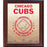 Chicago Cubs Game Used Base 11x14 Stadium Collage