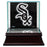 Chicago White Sox Glass Single Baseball Case with Team Logo Background