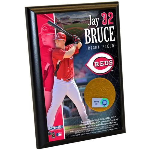 Jay Bruce Reds 4x6 Dirt Plaque