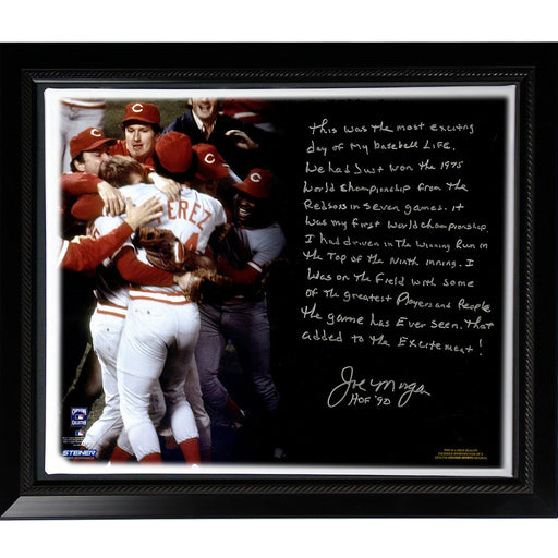 Joe Morgan Facsimile Big Red Machine Story Stretched Framed 22x26 Story Canvas