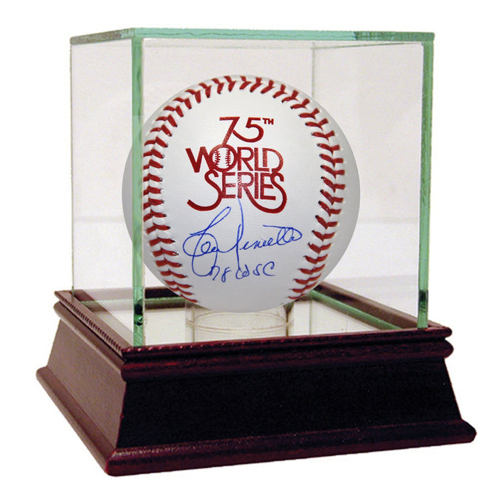 Lou Piniella Signed 1978 World Series Baseball w 78 W.S Champs insc.