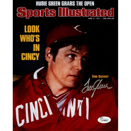 Tom Seaver signed in silver Sports Illustrated Look Whos in Cincy