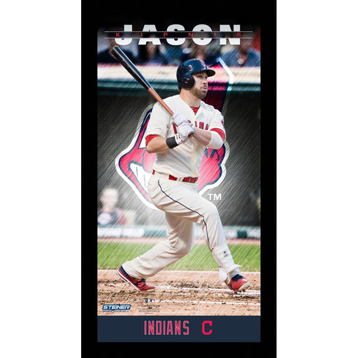 Jason Kipnis Cleveland Indians Player Profile Wall Art 9.5x19 Framed Photo